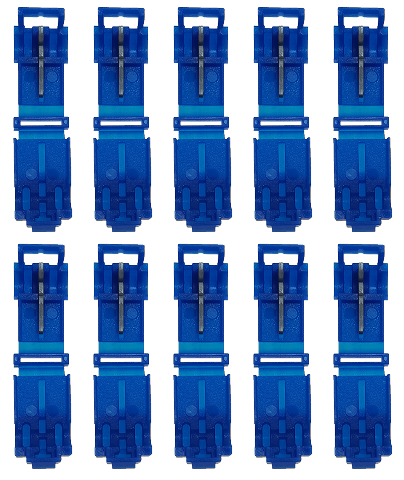 Othmro T-Verbinder Für Luftschläuche – 4 Stück, Blau, PE-14, Schnell Und Dicht