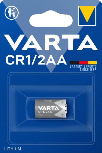 Varta Lithium Mangandioxid Batterie CR1/2 AA Mignon 3 V (1er Blister)
