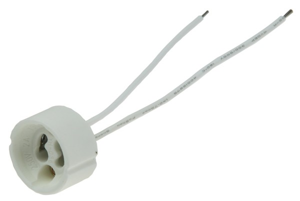 ChiliTec GU10 Lampenfassung max 230V/100W, 11cm Kabel