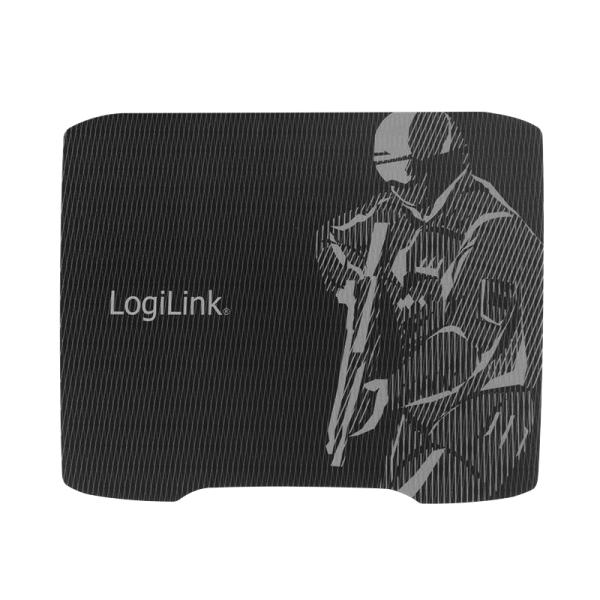 LogiLink x L Gaming Mauspad mit Bedruckung schwarz 330 x 250 mm (1er Blister)