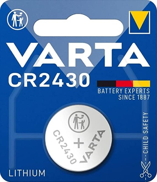Varta Professional Electronics Knopfzelle Lithium CR2430 3 V (1er Blister)