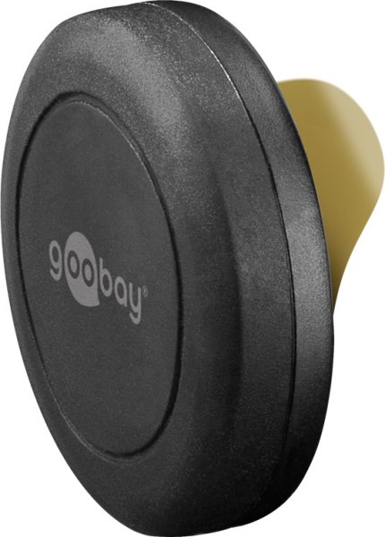 goobay Universal Magnethalterung selbstklebend für Smartphones schwarz (1er Faltschachtel)