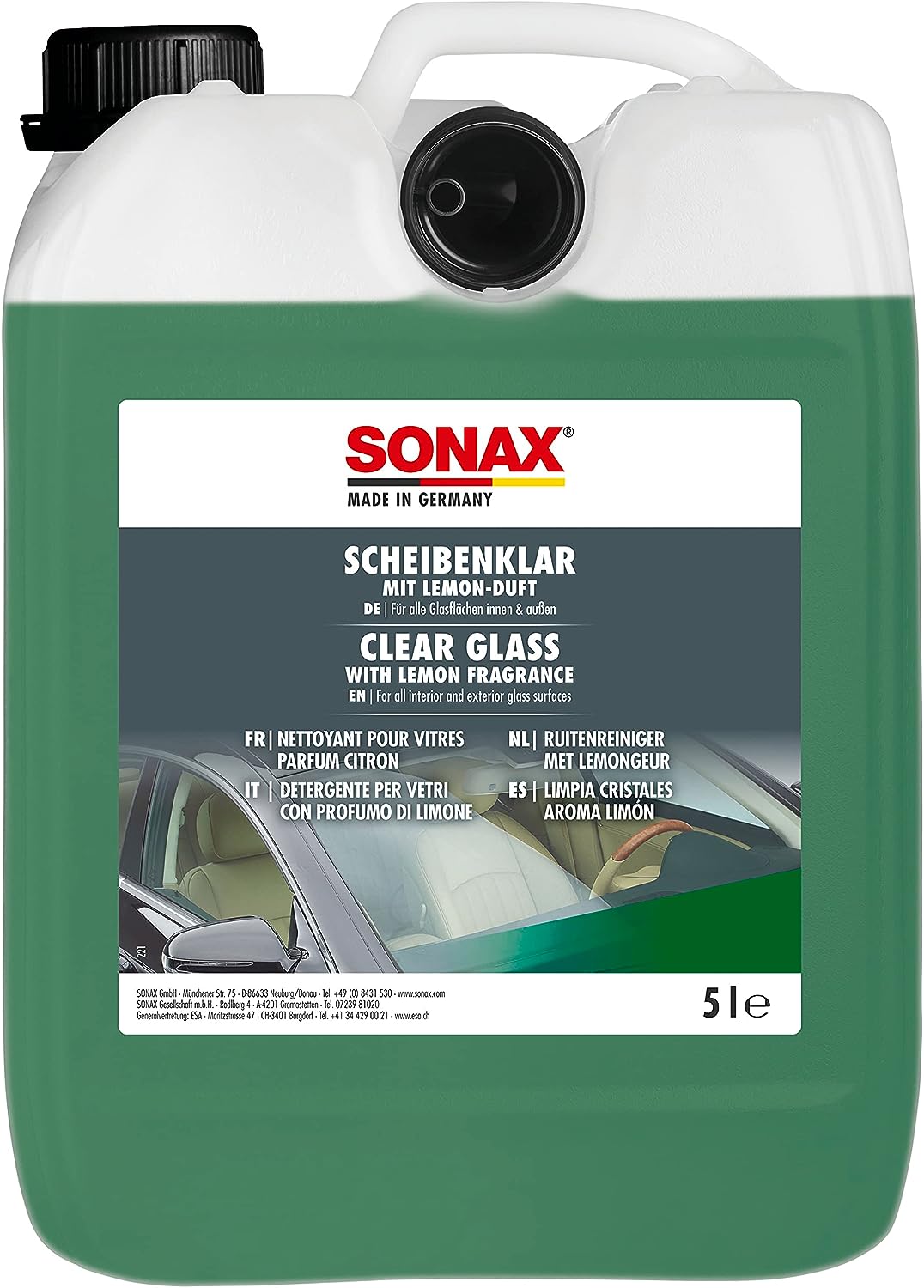SONAX ScheibenKlar 5 L, Großgebinde / Industrie / Werkstatt, Reinigung &  Pflege, Rund ums Fahrzeug