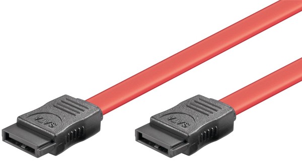 goobay HDD SATA Kabel 1,5 Gbit/s 3 Gbit/s rot 0,5 m