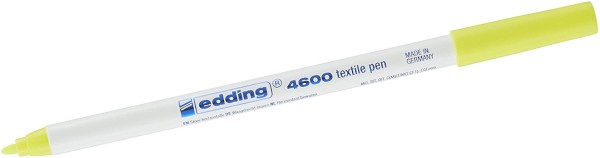 edding 4600 Textilstift neongelb