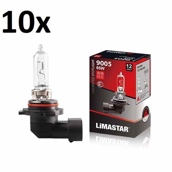 LIMASTAR Glühlampe 9005 65 W 12 V (10 Stück)