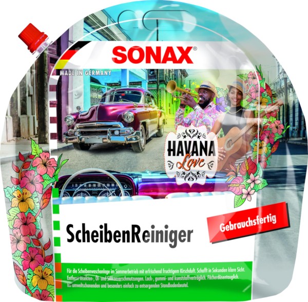 SONAX ScheibenReiniger gebrauchsfertig Havana Love 3 L