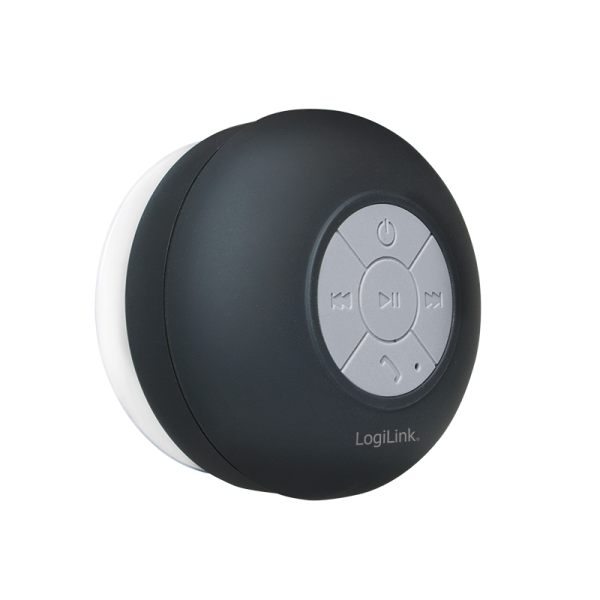 LogiLink Wireless Lautsprecher für die Dusche schwarz