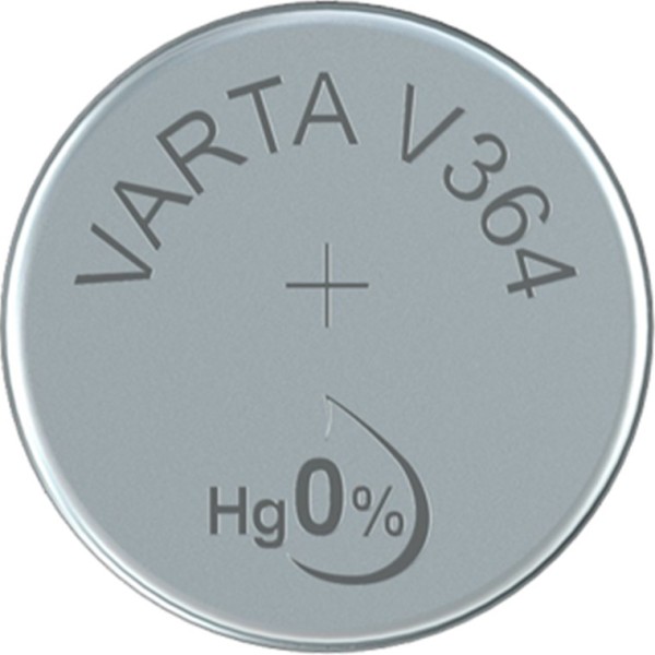 Varta Watch Knopfzelle silberoxid V364/SR60 1,55 V (1er Blister)