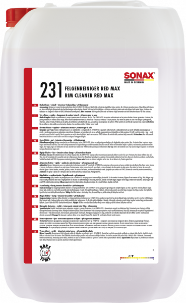 SONAX FelgenReiniger Red Max 25 L