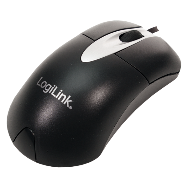 LogiLink Maus optisch USB schwarz (1er Blister)