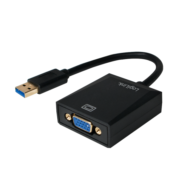 LogiLink USB 3.0 Adapter auf VGA schwarz (1er Blister)