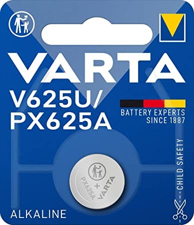 Varta Professional Electronics Knopfzelle Alkali Mangan PX625A/LR9 1,5 V (1er Blister)