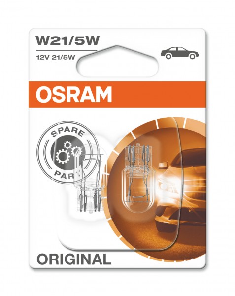 OSRAM ORIGINAL W21/5W W3x16q 12 V/21-5 W (2er Blister)