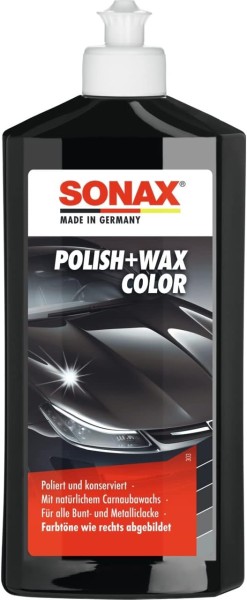 SONAX Polish & Wax Color schwarz 500 ml