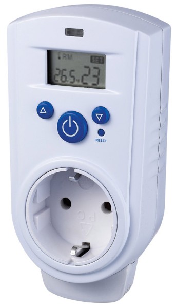 ChiliTec Steckdosen-Thermostat ST-35 digi max. 3500W, 5-30°C, EIN/AUS/AUTO, 230V