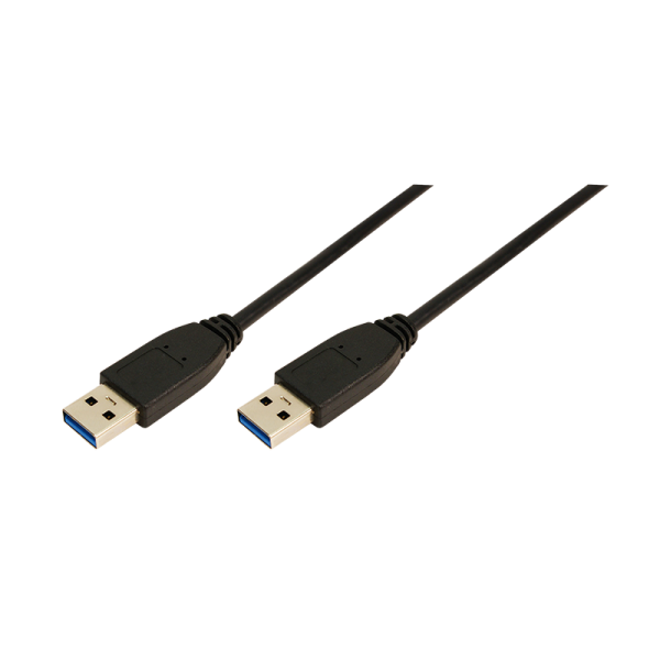 LogiLink USB 3.0 Kabel Typ A auf Typ A schwarz 3 m