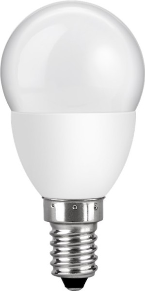 goobay LED Mini Globe 5 W Sockel E14 ersetzt 31 W warm weiß (1er Faltschachtel)