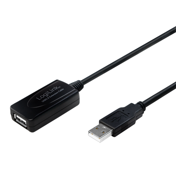 LogiLink USB Kabel 2.0 schwarz 10 m