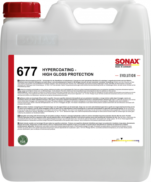SONAX Hypercoat -High Gloss Protection- EVOLUTION 10 L
