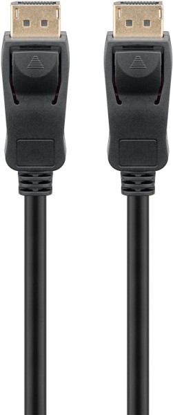 goobay Verbindungskabel DisplayPort 1.2 schwarz 1 m (Bulk)