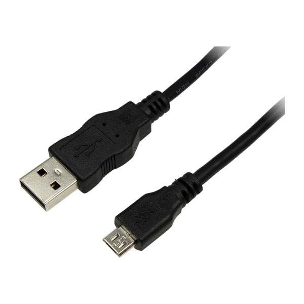 LogiLink USB 2.0 Kabel Typ A auf Typ B schwarz 3 m