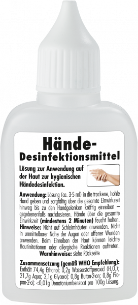 SONAX Hände-Desinfektionsmittel 50 ml
