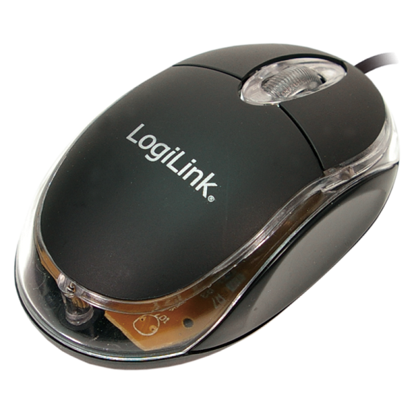 LogiLink Maus optisch USB Mini mit LED (1er Blister)