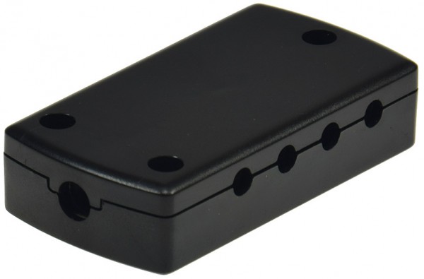 ChiliTec Niederspannungs-Verteiler 1x in 8x Out max 24W, Ein 5,5/2,1mm, Aus 3,5mm Koax