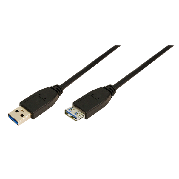 LogiLink USB Kabel 3.0 Typ A auf Typ A schwarz 3 m