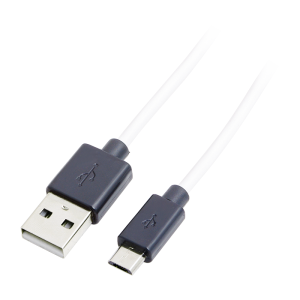 LogiLink USB 2.0 Kabel Micro M auf Micro M schwarz/weiß 5 m