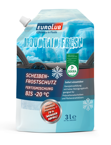 EUROLUB Scheibenfrostschutz gebrauchsfertig -20°C 3 L