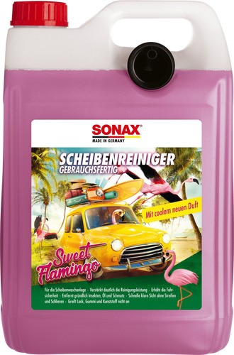 SONAX ScheibenReiniger gebrauchsfertig Sweet Flamingo 5 L