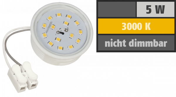 McShine LED-Modul 5W 400 Lumen 230V 50 x 23 mm warmweiß 3000K