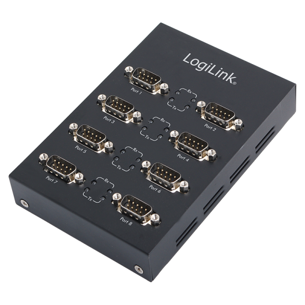 LogiLink USB 2.0 auf 8 x Seriell Adapter (1er Faltschachtel)