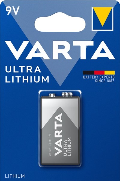 Varta Professional Lithium Batterie Block 9 V (1er Blister)
