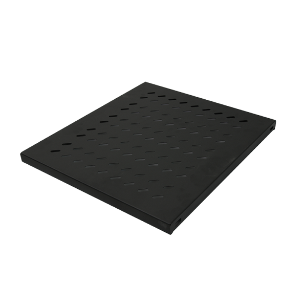 LogiLink 19" Fachboden für Schränke mit einer Tiefe von 600 mm schwarz 465 x 345 mm