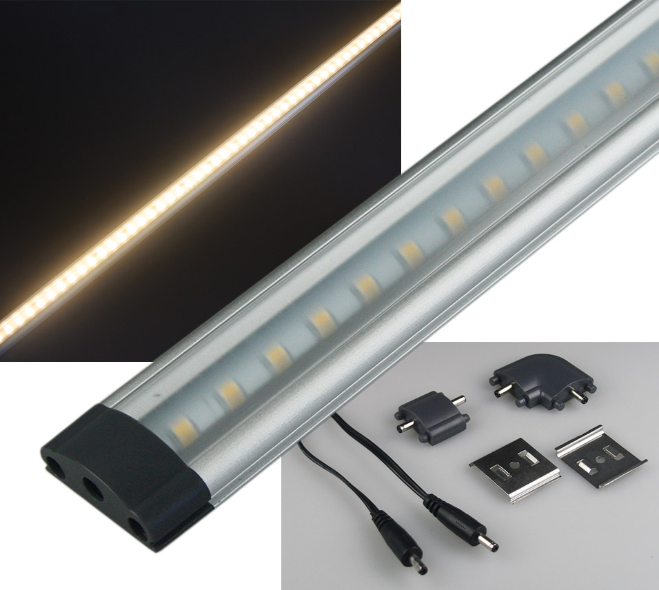 ChiliTec LED Unterbauleuchte CT-FL50 50cm 410lm, 5 Watt, 3000K