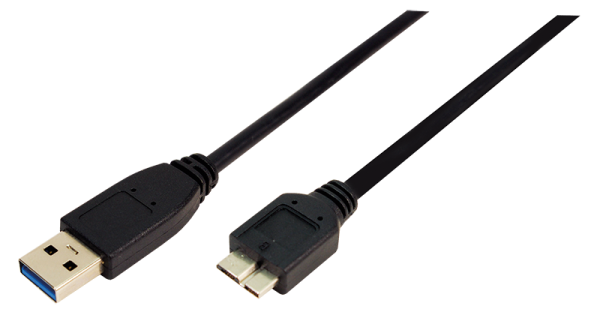 LogiLink USB 3.0 Kabel Anschluss A auf B Micro 2 x Stecker 100 m