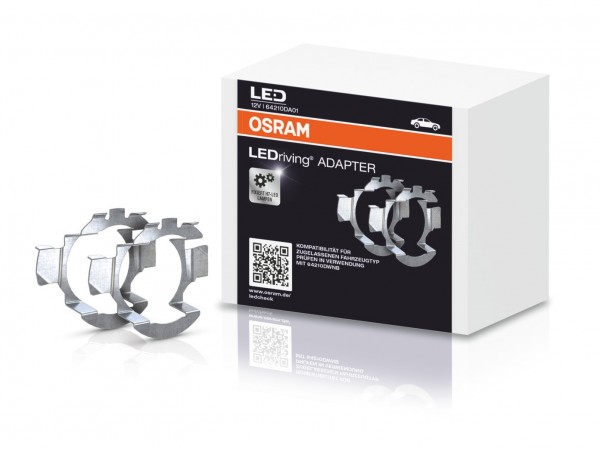 OSRAM LEDriving Montagehalterung Adapter DA01 für NIGHT BREAKER LED H7-LED (2er Faltschachtel)