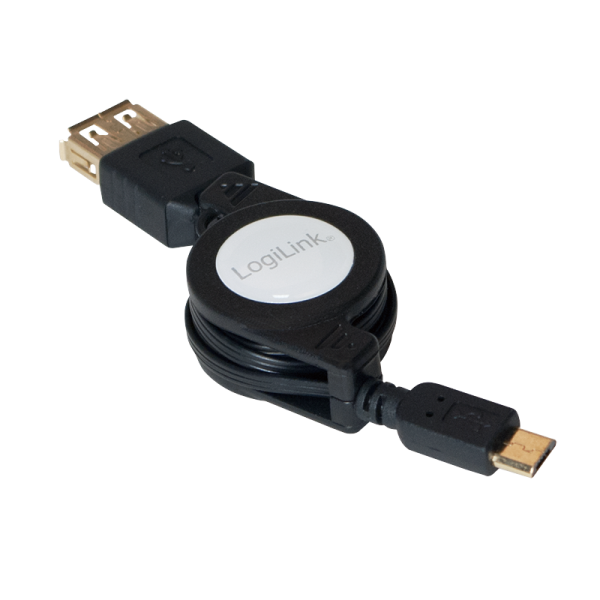 LogiLink Ausziehbares USB OTG Kabel