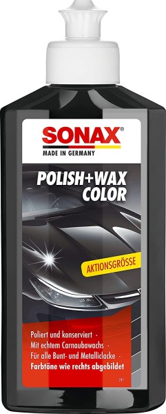 SONAX Polish & Wax Color schwarz 250 ml