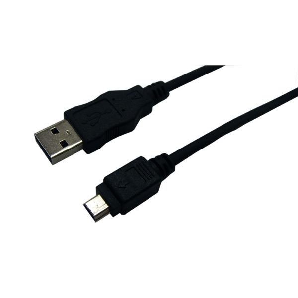 LogiLink USB 2.0 Kabel auf Mini USB/M schwarz 1,8 m