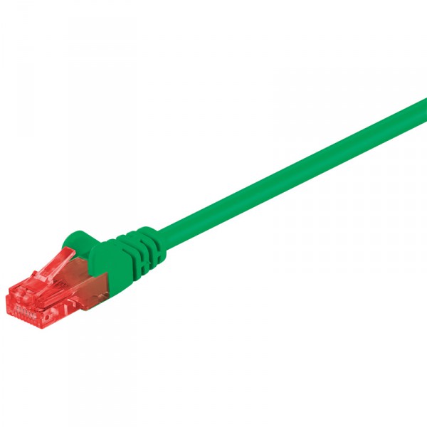 Netzwerk Kabel Cat 6 U/UTP 1,5m grau-grün