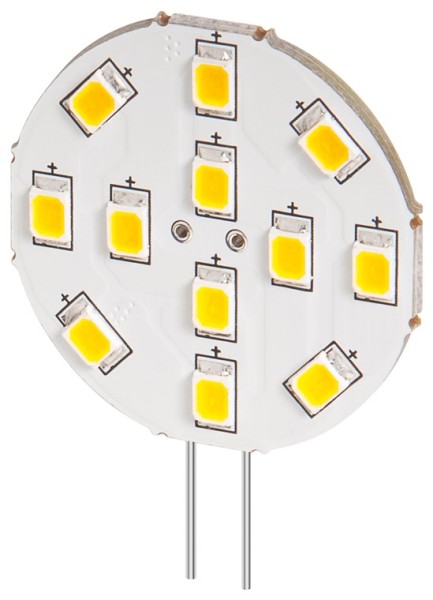 goobay 12 SMD LEDs Strahler G4 2 W warm/weiß (1er Faltschachtel)