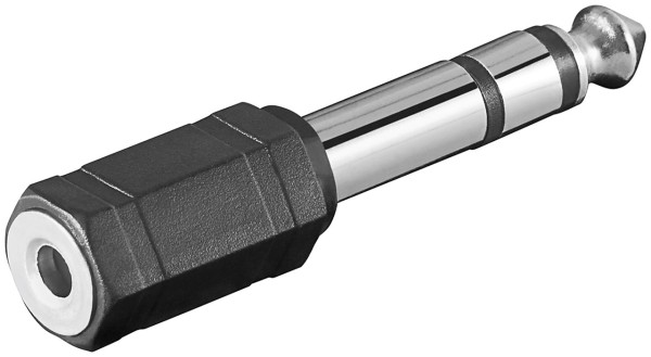 goobay Audio Adapter 6,35 mm zu 3,5 mm (Bulk)