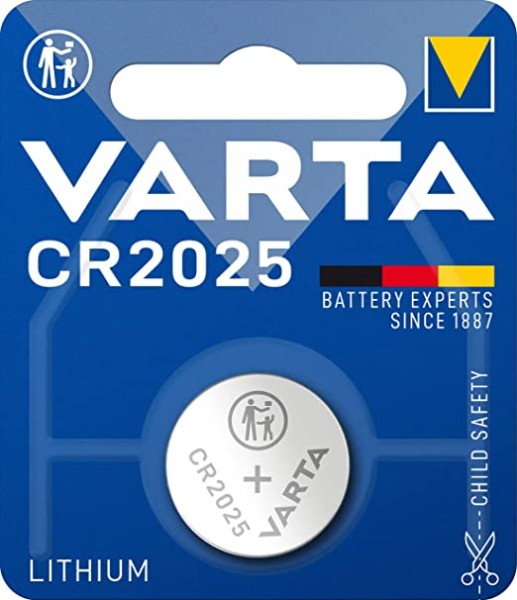 Varta Professional Electronics Knopfzelle Lithium CR2025 3 V (1er Blister)