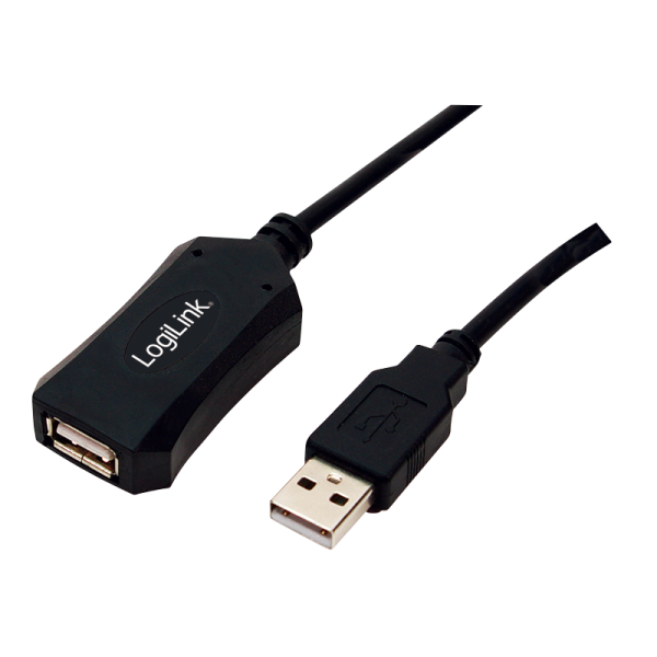 LogiLink USB Kabel 2.0 schwarz 5 m