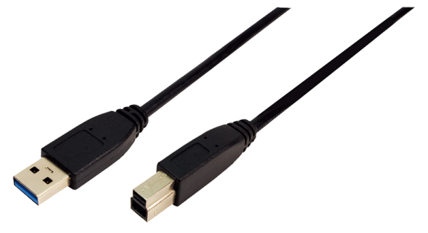 LogiLink USB 3.0 Kabel Anschluss A auf B 2 x Stecker 200 m