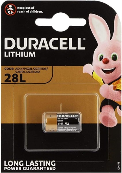Duracell High Power Specialty Lithium-Batterie 28L A544 6 V (1er Blister)